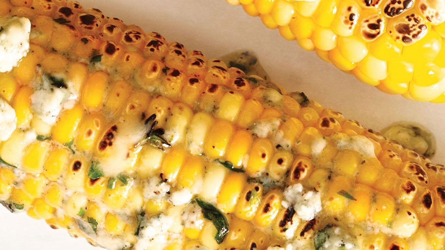 Corn on the Cob with Blue Cheese Butter