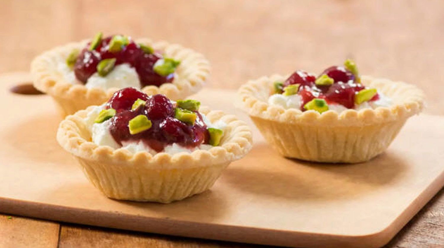 Cranberry Pistachio Tarts