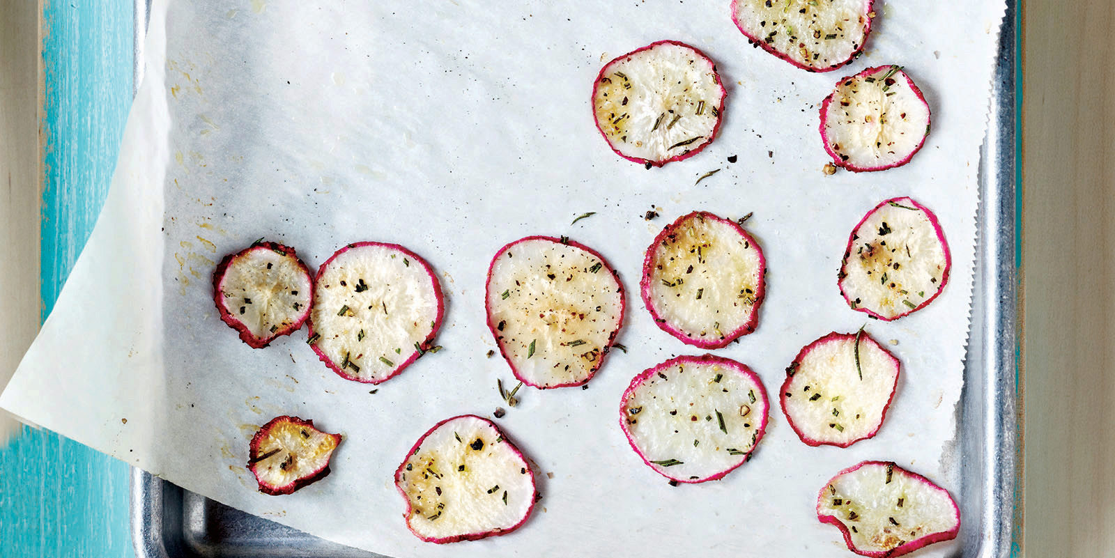 Baked Radish Chips