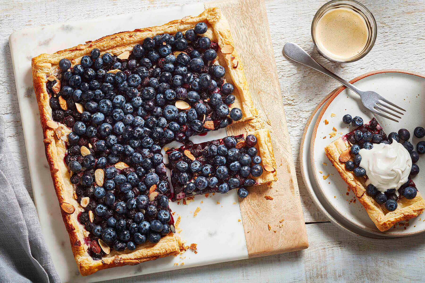 Blueberry & Almond Tart