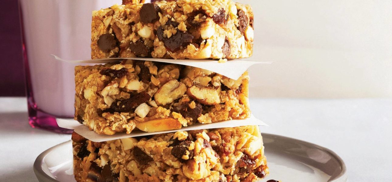 Chocolate & Cherry Granola Bars