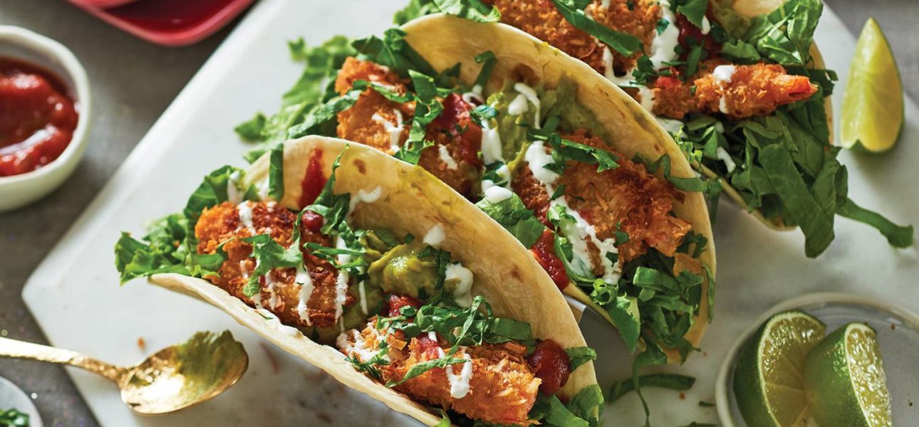 Crispy Coconut Shrimp Tacos