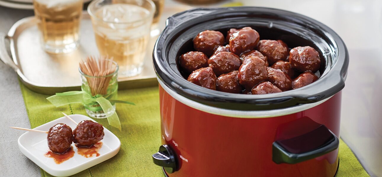 Cranberry barbecue meatballs